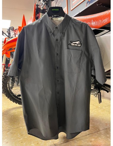 CAMISA GRIS MANGA CORTA ARCTIC CAT XL