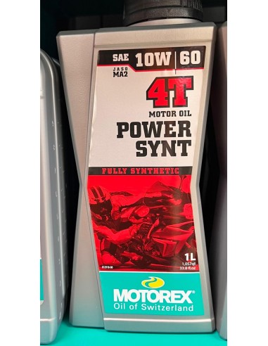 MOTOREX Power Synt 10W/60 4T 1L