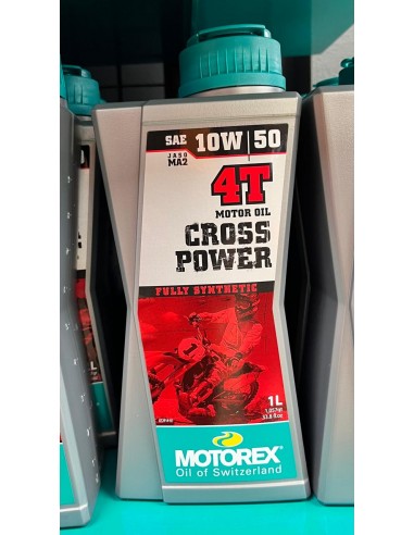 MOTOREX CROSS POWER 10W/50 4T 1L